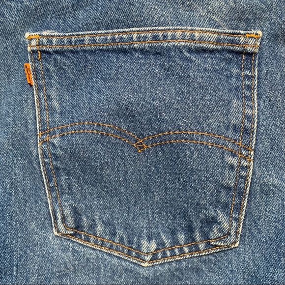 Vintage Levi’s Orange Tab 505 Straight Denim Jeans - Picture 4 of 7
